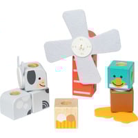 Spin Master Melissa & Doug - Blockables Bauernhoffreunde Set, Konstruktionsspielzeug 