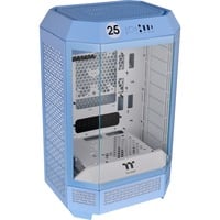 Thermaltake The Tower 300 Hydrangea Blue, Tower-Gehäuse hellblau, Tempered Glass