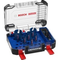Bosch EXPERT Lochsägen-Set Construction Material PC Plus, Ø 20-64mm, 10-teilig mit Power Change Plus Adapter, Koffer