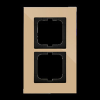 Busch-Jaeger Rahmen zwei-fach gold, Retail