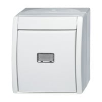 Busch-Jaeger Taster Einzeltaster Wechsler 2621 W-54-206 weiß, Retail