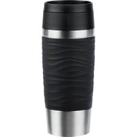 4009049545073 - Thermobecher Travel Mug Classic Wave Trinkgefäße Gr Ø 82 cm x 204 cm 360 ml schwarz Thermobecher und Coffee to go 4h heiß 8h kalt 100% dicht spülmaschinenfest 360-Trinköffnung 4009049545073 - Thermobecher Travel Mug Classic Wave Trinkgefäße Gr Ø 82 cm x 204 cm 360 ml schwarz Thermobecher und Coffee to go 4h heiß 8h kalt 100% dicht spülmaschinenfest 360-Trinköffnung