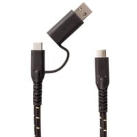 Fairphone USB 3.2 Gen 2 Kabel, USB-C Stecker > USB-C Stecker schwarz/gelb, 1,2 Meter, Long Life Cable