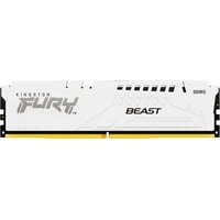 Kingston FURY DIMM 16 GB DDR5-6800, Arbeitsspeicher weiß, KF568C34BW-16, FURY Beast, INTEL XMP