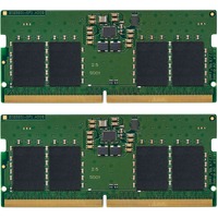 Kingston SO-DIMM 16 GB DDR5-5600 (2x 8 GB) Dual-Kit, Arbeitsspeicher grün, KVR56S46BS6K2-16, Value RAM