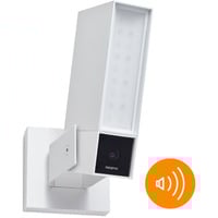 Netatmo Außenkamera mit Alarmsirene, Überwachungskamera weiß