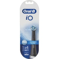 Oral-B Oral-B iO Ultimative Reinigung 4er, Aufsteckbürste schwarz, Überlegene Plaque-Entfernung