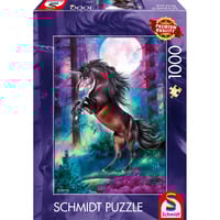 4001504588878 - Einhorn bei Vollmond Puzzle