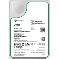 Seagate Exos X20 20 TB Generalüberholt, Festplatte SATA 6 Gb/s, 3,5"