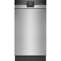 Siemens SR43ES24ME iQ300 , Spülmaschine edelstahl (gebürstet)/schwarz, 45 cm, Home Connect