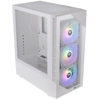 Thermaltake View 200 TG ARGB Snow, Tower-Gehäuse weiß, Tempered Glass