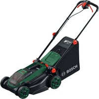 Bosch Heimwerken & Garten Akku-Rasenmäher Rotak18V2-38, 36 Volt (2x18V) grün/schwarz, 2x Li-Ionen Akku 4,0Ah, POWER FOR ALL ALLIANCE