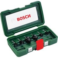 Bosch Heimwerken & Garten Wolfram-Carbide-Fräser-Set, 6-teilig 6mm-Schaft