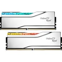 G.Skill DIMM 48 GB DDR5-8400 (2x 24 GB) Dual-Kit, Arbeitsspeicher silber, F5-8400J4052G24GX2-TR5S, Trident Z5 Royal, INTEL XMP