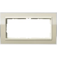 Gira Abdeckrahmen für Event mit Zwischenrahmen glänzend, Abdeckung Retail