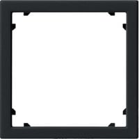 4010337036944 - Adapterrahmen mit quadratischem Ausschnitt für Geräte mit Abdeckung 45 x 45 mm