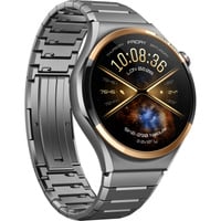 Huawei Watch 6 Pro 46mm (Leib-L29D), Smartwatch grau, Space Edition, schwarzes Titan-Armband
