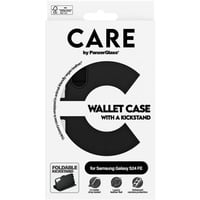 PanzerGlass Wallet Case mit Kickstand, Handyhülle schwarz, Samsung Galaxy S24 FE 5G