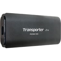 Patriot Transporter Portable SSD 2 TB, Externe SSD schwarz, USB-C 3.2 Gen 2 (10 Gbit/s)