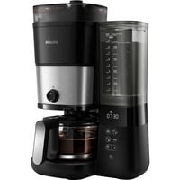 Philips All-in-1 Brew HD7888/01, Filtermaschine schwarz/edelstahl, Mit Mahlwerk, 1000 Watt, 10 Tassen