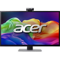 Acer ProDesigner PE270XT Touchscreen, QLED-Monitor 68.6 cm (27 Zoll), schwarz/silber, 5K UHD+, IPS, Webcam 8M, Mikrofon