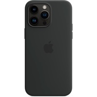 Apple Silikon Case mit MagSafe, Handyhülle schwarz, Mitternacht, iPhone 14 Pro Max