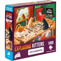 Asmodee Puzzle Exploding Kittens - Cats in Quarantine 1000 Teile