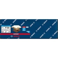 Bosch Professional Expert M480 Netzstruktur-Schleifblatt 115 x 230mm, K100 50 Stück, für Schwingschleifer