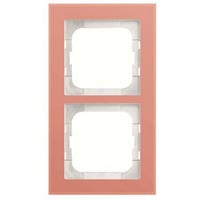Busch-Jaeger Abdeckrahmen 2-fach, Abdeckung rosa, Retail
