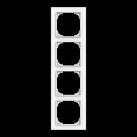 Busch-Jaeger Abdeckrahmen vierfach weiß, Retail