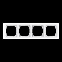 Busch-Jaeger Abdeckrahmen vierfach weiß, Retail