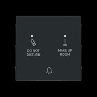 Busch-Jaeger Klingeltaster Do Not Disturb Make Up Room schwarz, Retail