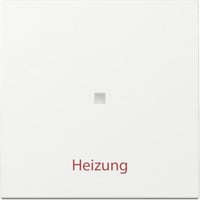 Gira Wippe Kontrollfenster und Heizung Ein Aus weiß, Retail