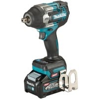 Makita Akku-Schlagschrauber TW008GM201 XGT, 1/2", 40Volt blau/schwarz, 2x Li-Ion Akku 4Ah, im MAKPAC Gr.3