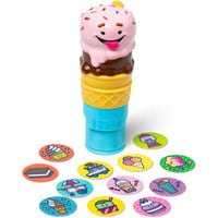 Spin Master Melissa & Doug - Sticker WOW! Eiscreme Aufkleberstempel & Block, Basteln 