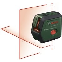 Bosch Heimwerken & Garten Kreuzlinienlaser UniversalLevel 2 UNI Set grün, rote Laserlinien, Reichweite 12 Meter, mit Stativ