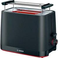 Bosch Home Kompakt-Toaster MyMoment TAT3M123 schwarz, 950 Watt, für 2 Scheiben Toast