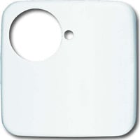 Busch-Jaeger Zentralscheibe Abdeckung Ruftaster oder WC-Ruf weiß, Retail