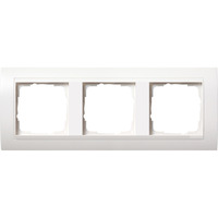 Gira Abdeckrahmen 3fach weiß (glänzend), Retail