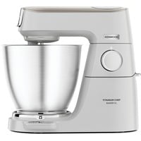 Kenwood Titanium Chef Baker XL Küchenmaschine KVL65.001WH weiß, 1.200 Watt, integrierte Waage