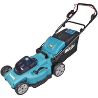 Makita Akku-Rasenmäher DLM480PT2, 36Volt (2x18Volt) blau/schwarz, 2x Li-Ionen Akku 5,0Ah