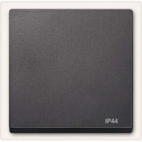 Merten Single Wippe für Wechselschalter Kreuzschalter und Taster anthrazit, Retail