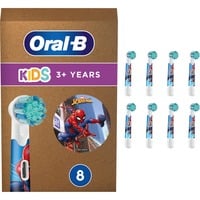 Oral-B Oral-B Kids Spiderman 8er, Aufsteckbürste weiß, Frustfreie Verpackung