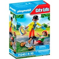 PLAYMOBIL 71245 City Life - Sanitäter mit Patient, Konstruktionsspielzeug 