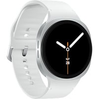 SAMSUNG Galaxy Watch8, Smartwatch silber, 44 mm, Sport Band M/L