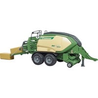 bruder 02033 Krone Big Pack 1290HDP VC, Modellfahrzeug grün, mit 2 Quaderballen
