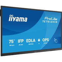 iiyama ProLite TE7512MIS-B4AG, Public Display schwarz (matt), UltraHD/4K, VA, Touchscreen