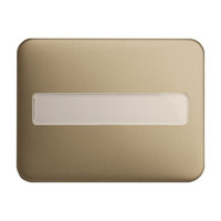 0 Wippe bedruckbar mit Beschriftungsfeld alpha bronze, Retail