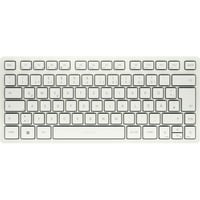 CHERRY KW 7100 Mini BT for Mac, Tastatur weiß/silber, DE-Layout, Cherry SX-Scherentechnologie