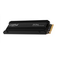 Crucial P5 Plus 2 TB mit Kühlkörper, SSD schwarz, PCIe 4.0 x4, NVMe, M.2 2280